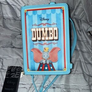 New Disney Dumbo Book Convertible Crossbody Backpack Loungefly Bag Rare